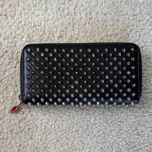 Christian Louboutin Studded Black Wallet